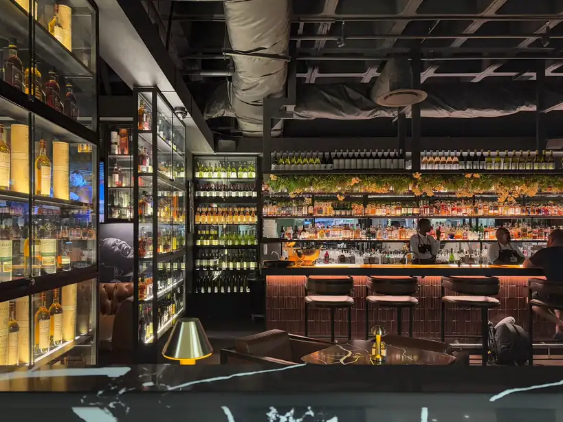 Elegant Canadian bar interior social tournament atmosphere