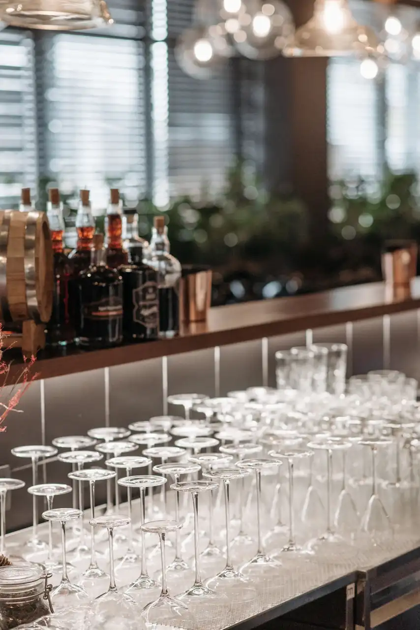 Upscale hospitality space